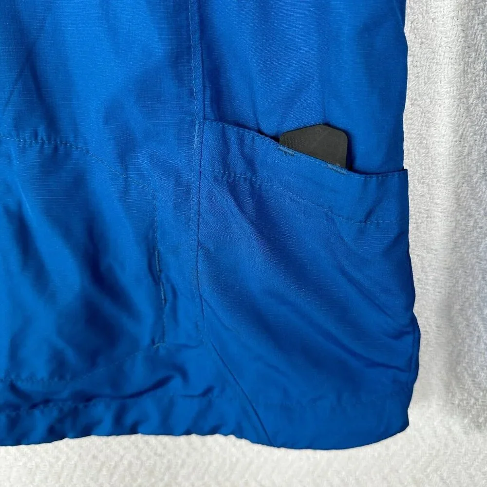 Merrell Windbreaker Jacket Mens Large Blue Zip Up Outdoors‎ Hiking Multi Pockets